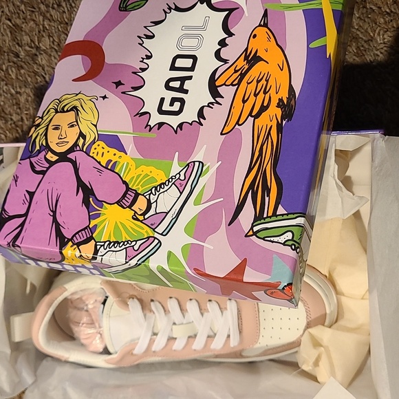 Gadol by Vintage Havana Style 1 Lace-Up Court Sneakers - Leather NWT - Picture 3 of 3